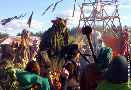 Waldschrat auf dem Osterklosterfest in Chorin / Foto: Immo Goltz